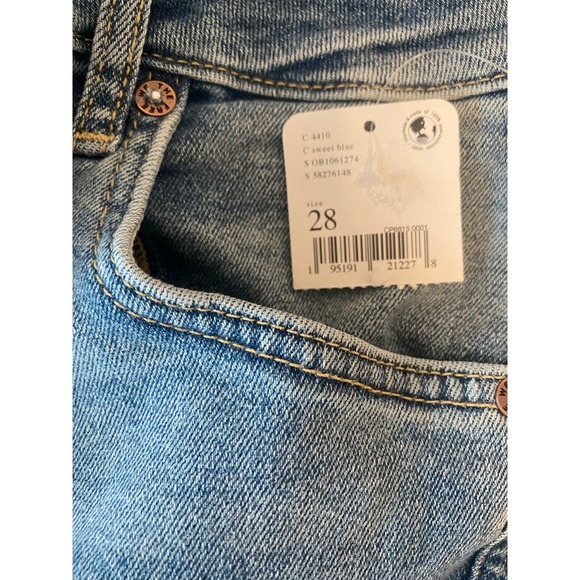 Free People Raw High Rise Jeans in Sweet Blue NWT - Picture 15 of 15